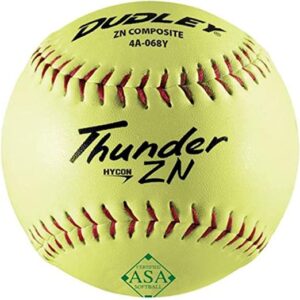 Dudley 12 Thunder ZN Hycon ASA Composite Slowpitch Softball